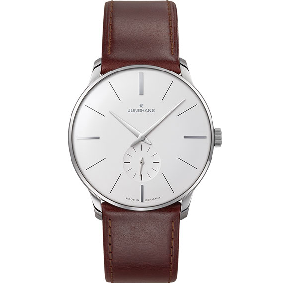 Junghans Meister Handaufzug mit Zifferblatt silber