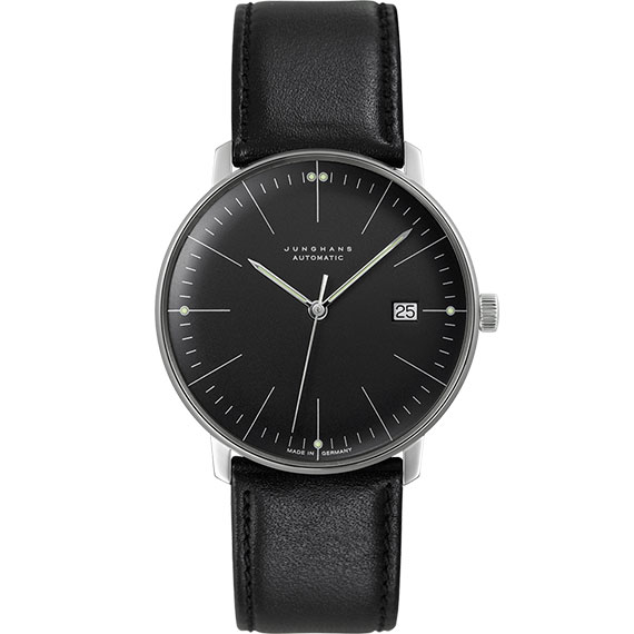 Junghans max bill Automatic Zifferblatt schwarz matt