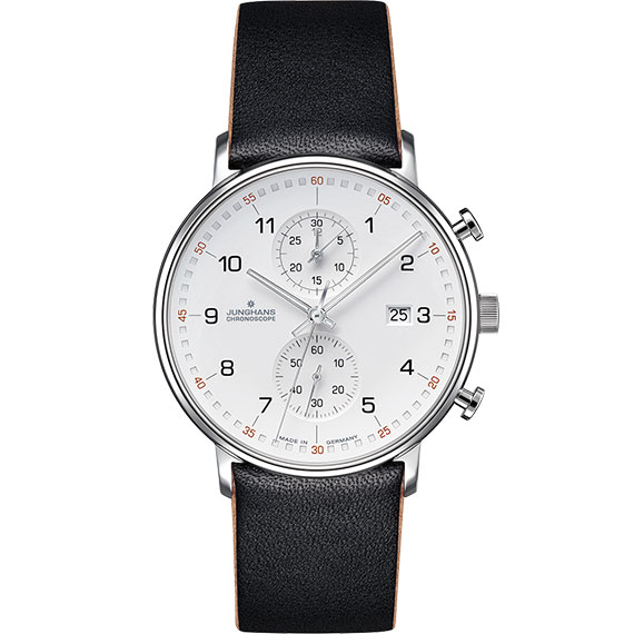 Junghans FORM C mit Zifferblatt silber