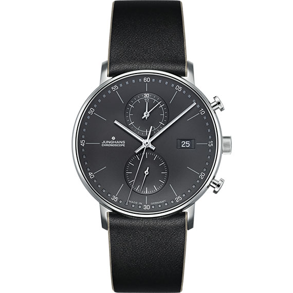 Junghans FORM C mit Lederband