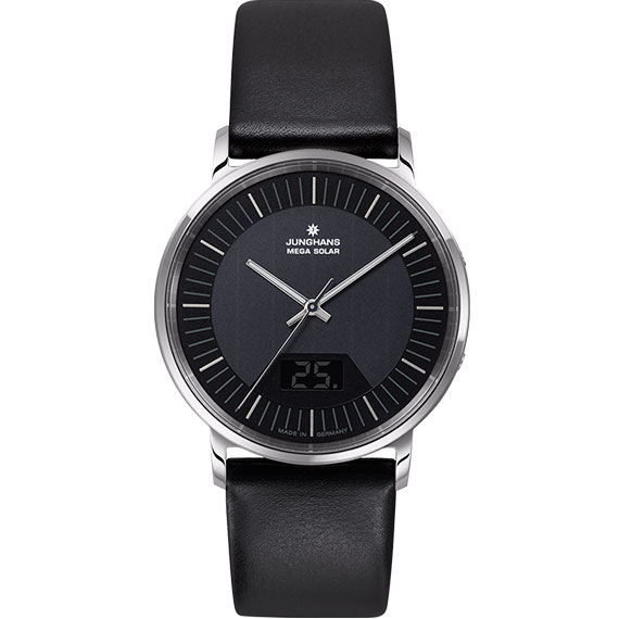 Junghans Funk und Solar Milano MEGA Solar mit Lederband