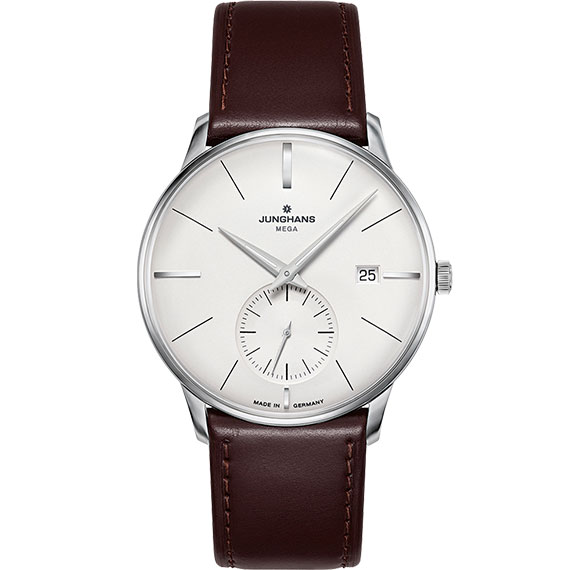 Junghans Meister MEGA Kleine Sekunde mit Zifferblatt silber